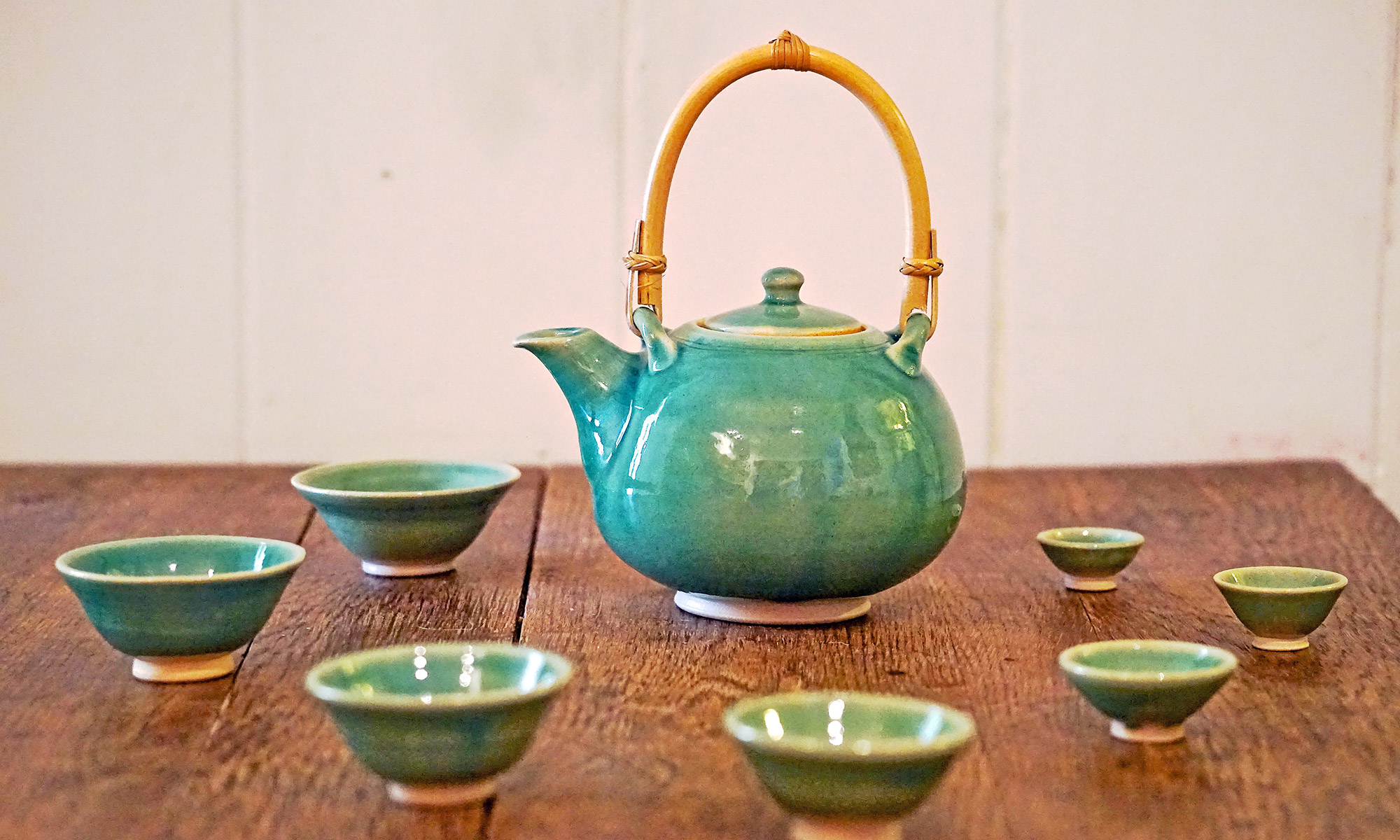 Green Teapot Bowls